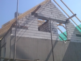 Budowa poddasza i więżby dachowej 1